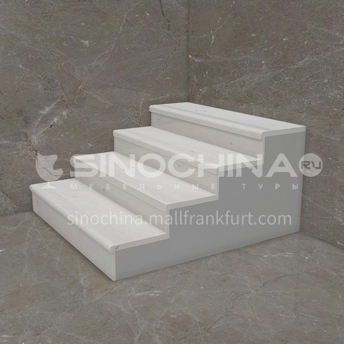 Natural white modern marble staircase M-GA12X